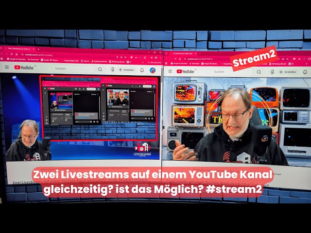 2 Livestreams auf einem YouTube Kanal gleichzeitig? Geht das?