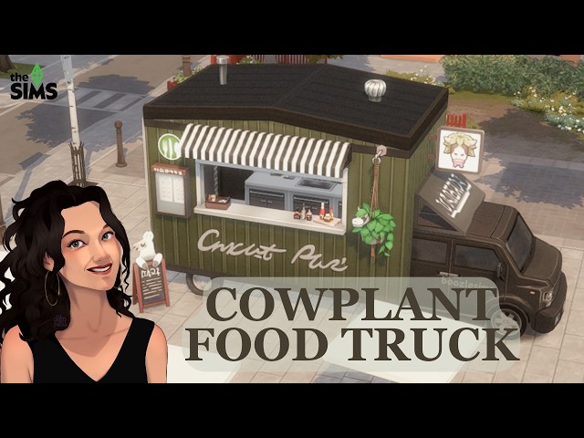 I Built a Cowplant Food Truck in The Sims 4