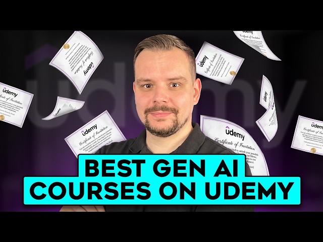 3 Best Generative AI (GenAI) Courses on Udemy 2026
