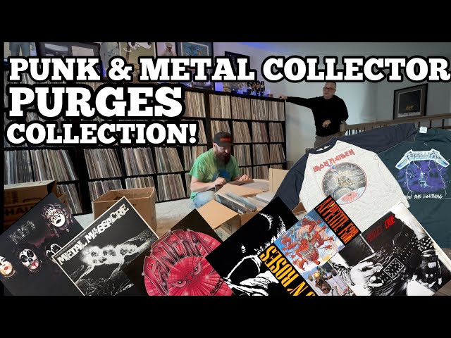 Punk & Metal Lifetime Collector PURGES 3,000 LPs, 45s and MORE!