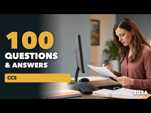 100 AHIMA CCS (Certified Coding Specialist) Practice Questions and Answers (2026) | Pass Your E