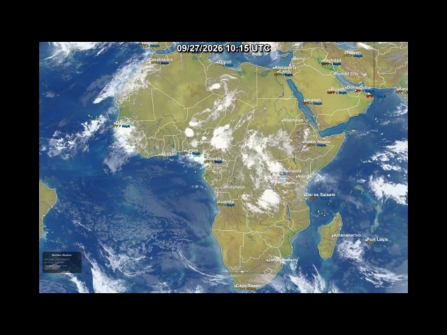 Global 24 Hour Satellite Weather | September 27, 2026