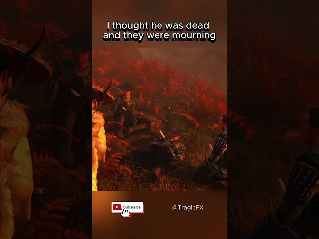 I thought he was dead and they were mourning (Ghost of Yotei)