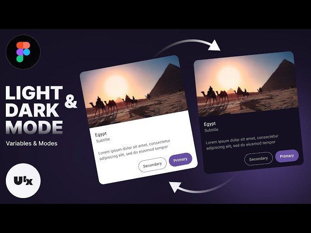 Figma Light & Dark Mode Tutorial — Variables & Modes | 2026