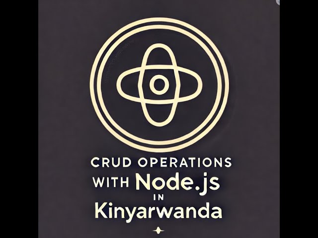 "Gukora Porogaramu ya Crud ukoresheje Node.js"
