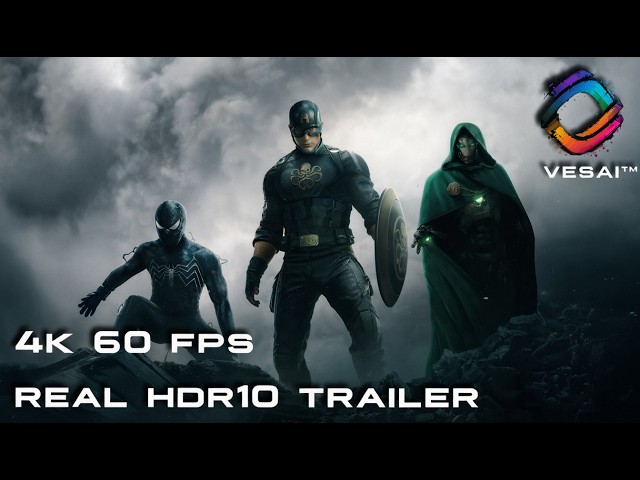 Avengers: Doomsday (2026) Trailer in REAL HDR10 60 FPS — Mastered with VESAI (SDR to HDR)