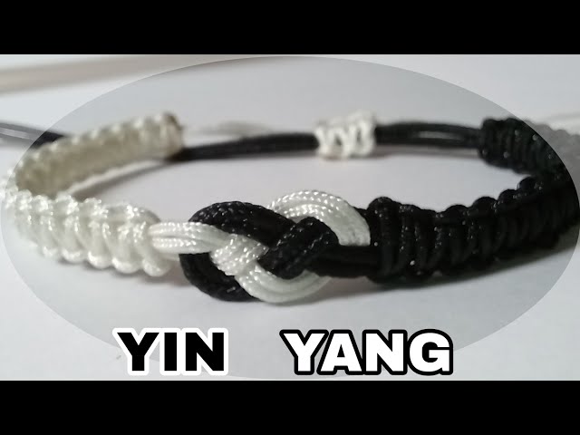 DIY PULSERA YIN YANG/HOW TO MAKE MACRAME BRACELETS