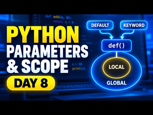 Advanced Function Concepts in Python - Day 8 of Python Tutorial