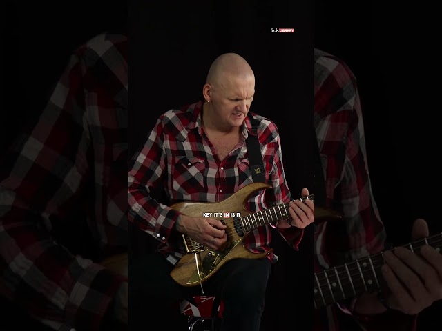 Learn to play 80's Rock Rhythm style guitar like the pros on www.licklibrary.com 👇