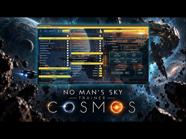 No Man's Sky Cosmos trainer for Linux - Easy create the KDE and Gnome launcher