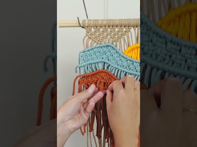 Macrame Tapestry Wall Hanging Tutorial | Idea for Beginners