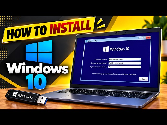Windows 10 OS install at Home in 10 min | #windows10 #windows  #itsupport #troubleshooting  #basic