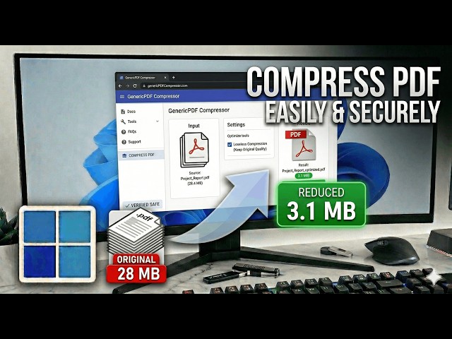 How to Compress PDF File Size for FREE (2026 Guide)