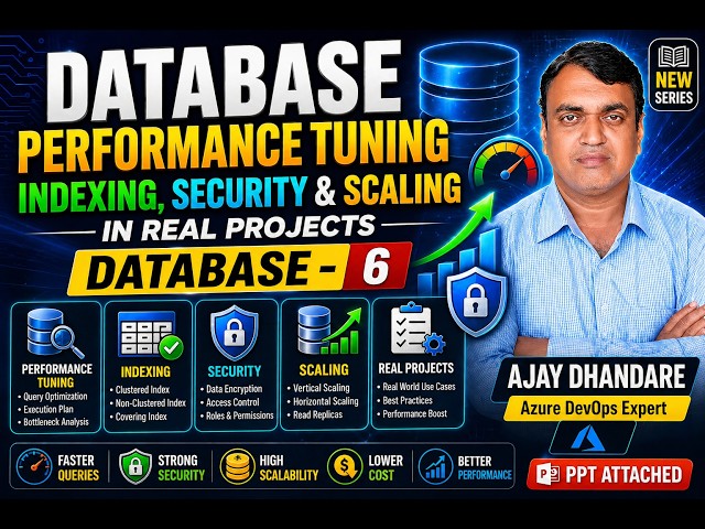 Database Performance Tuning Indexing, Security & Scaling in Real Projects   Database   6 #Database