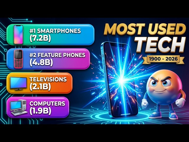 Most Used Tech Devices of All Time (1900–2026) | Technology Evolution