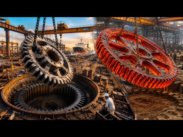 Forging the World’s Largest Industrial Gear | Complete Manufacturing Process