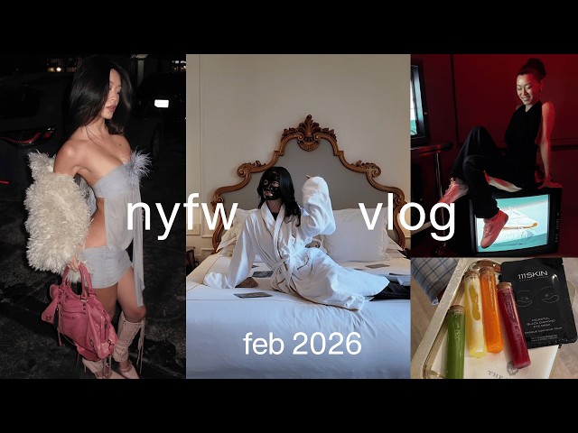 week in my life vlog ⋆｡°✩ nyfw