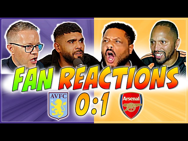 Arsenal & Rivals Fans Fan Reactions to Aston Villa 0-1 Arsenal | Premier League Fan Reaction
