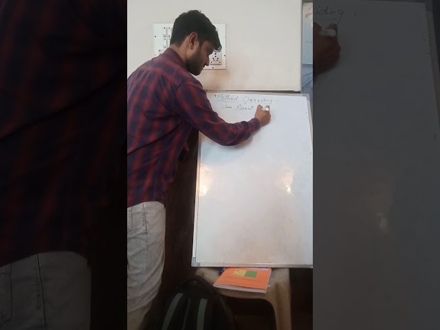Method Overriding | Ali Mohammad Zaidi