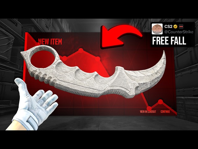 CS2 SKIN PRICES ARE IN FREE FALL.. (THIS IS BAD)