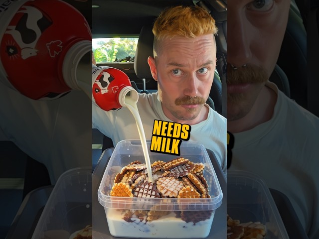 These waffles are no good without milk