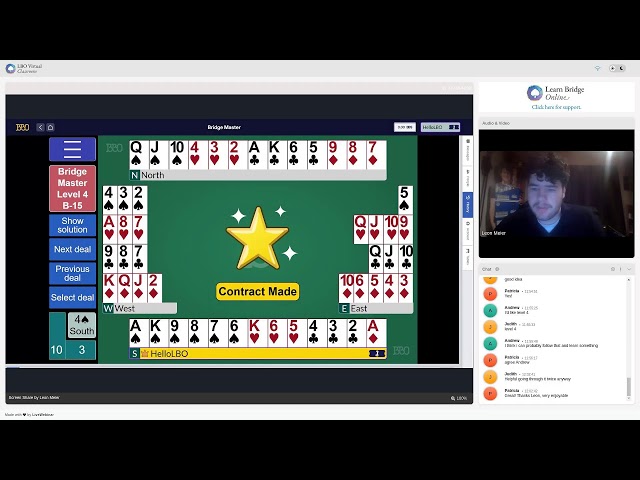 Bridge Practice: DON'T PANIC!! with Leon Meier | Learn Bridge Online
