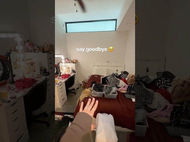 we’re moving…