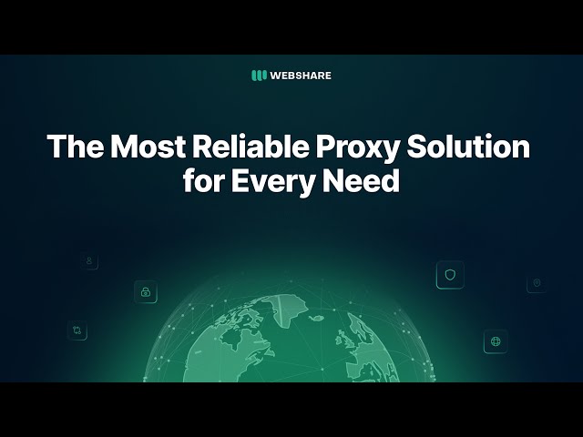 Webshare Premium Proxies - Introduction