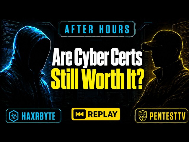 AH-003: After Hours in the GhostShell — Are Cyber Certs Still Worth It? (20 Sep 2026)