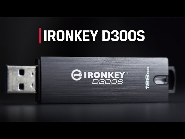 IronKey D300S Secure USB 3.1 Drive - 4GB-128GB - Kingston Technology