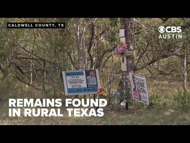 Skeletal remains found near road where Texas State student Jason Landry vanished