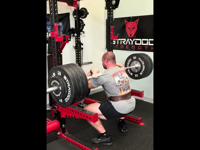 Front Squat: 445 double