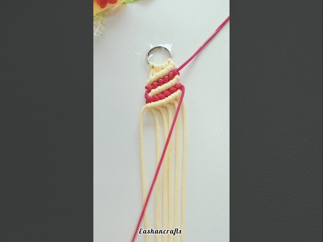 😍 Easy DIY You'll Want to Try Today! #diy #keychain #crafts #shorts #ytshorts