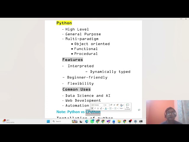 Python | Python Scripting | Programming | Environment setup | IDEs | AI/ML/Data Science