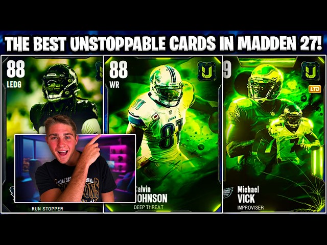 The BEST Unstoppable Cards You NEED in Madden 27!