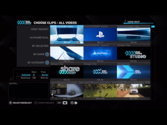 Edit tutorial on sharefactory Studio.