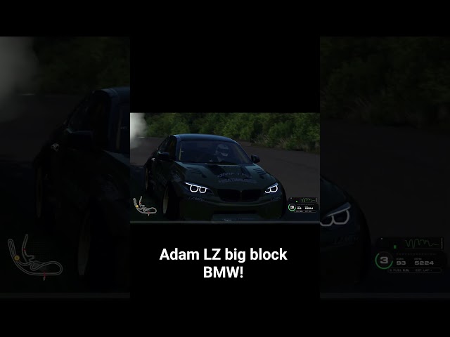 my first lap driving at Adam LZ Big Block BMW on Assetto Corsa #simdrift
