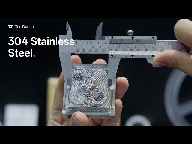 304 Stainless Steel CNC Machining with Flood Coolant | ToolDance X1