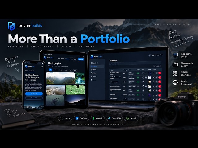 I Built My Full-Stack Portfolio From Scratch | Next.js, MongoDB & More