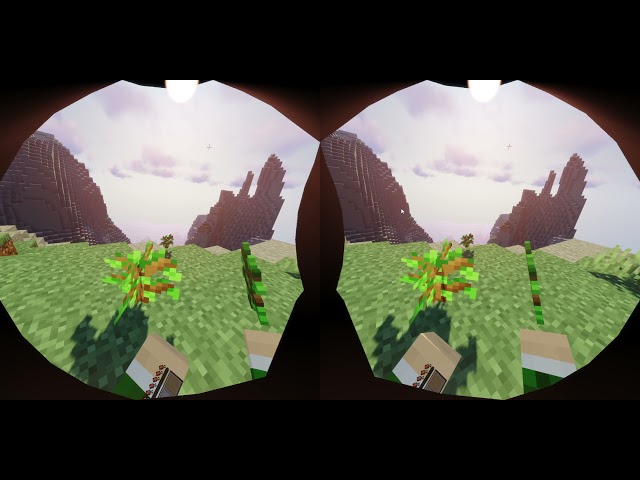 [3D] Vivecraft 1.17 (Minecraft VR) Gameplay with Shaders - Part 1-2