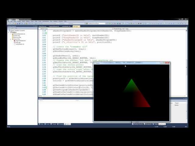 Tutorial 6 - Vertex Buffers in OpenGL (code)