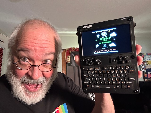 Playing Pico-8 Games - Clockwork Pi uConsole - Fantasy Console - Peeko-8 - Raspberry Pi CM4 - RPi