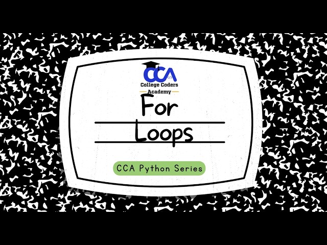 Python For Loops
