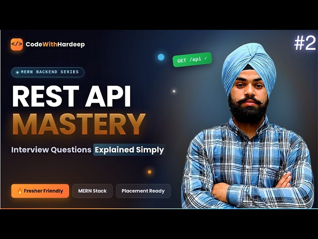REST API Explained for Interviews | MERN Stack Series #1