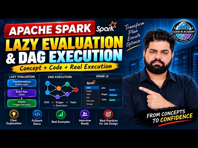 Apache Spark Lazy Evaluation & DAG Execution | PySpark Practical Demo