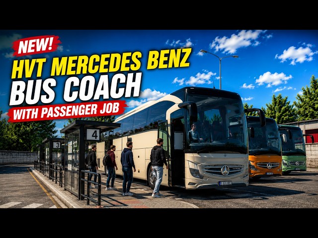 HVT Mercedes Benz bus Coach in Truckers MP | Ets2 | Truckers MP