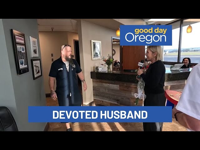 FOX 12 Surprise Squad honors devoted husband at Hillsboro Airport