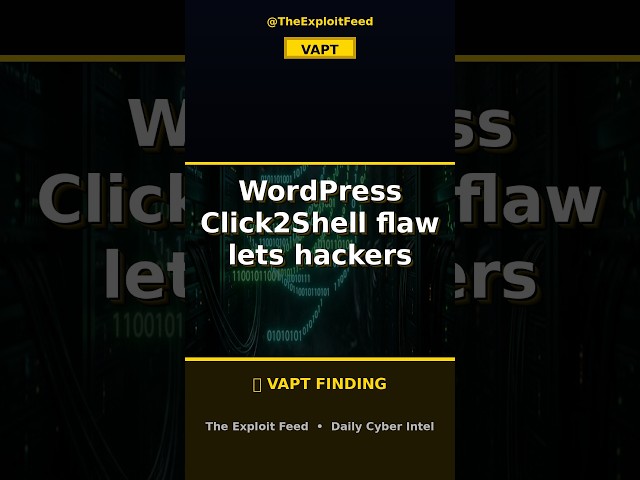 WordPress Click2Shell flaw lets hackers execute PHP on th...
