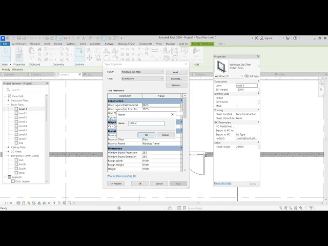 Basic Modelling - Windows in Revit || Archilab