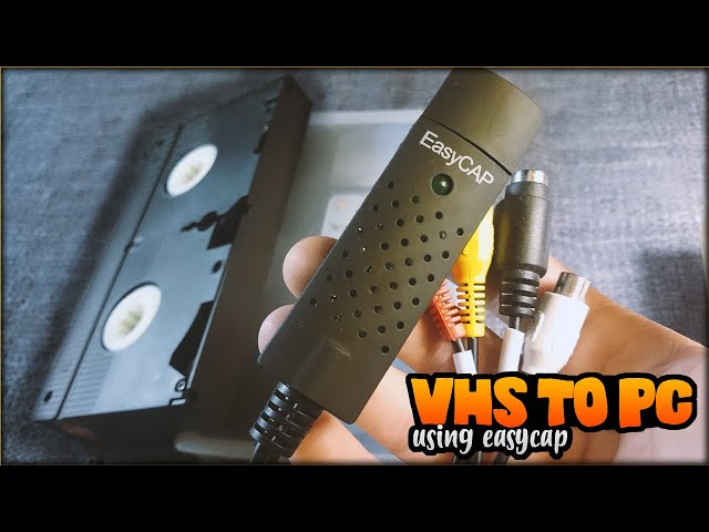VHS To PC Convert | EasyCap 2.0 Capture card(usbtv007) | How to transfer VHS Tapes to computer
